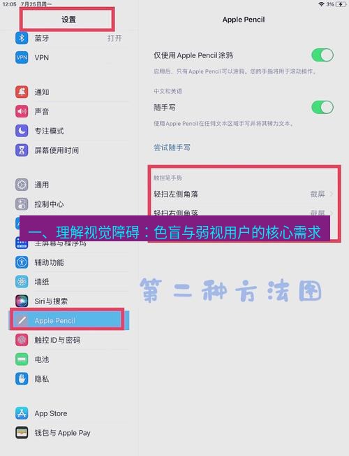 截图软件 一、理解视觉障碍：色盲与弱视用户的核心需求