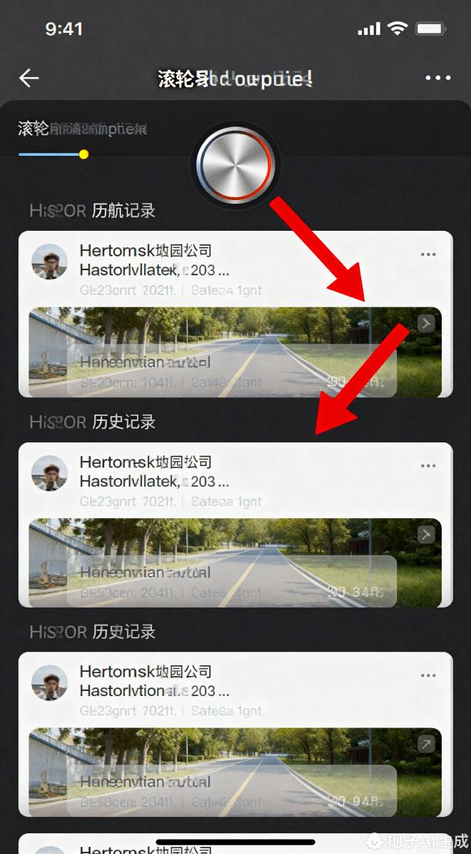 滚轮导航历史记录演示