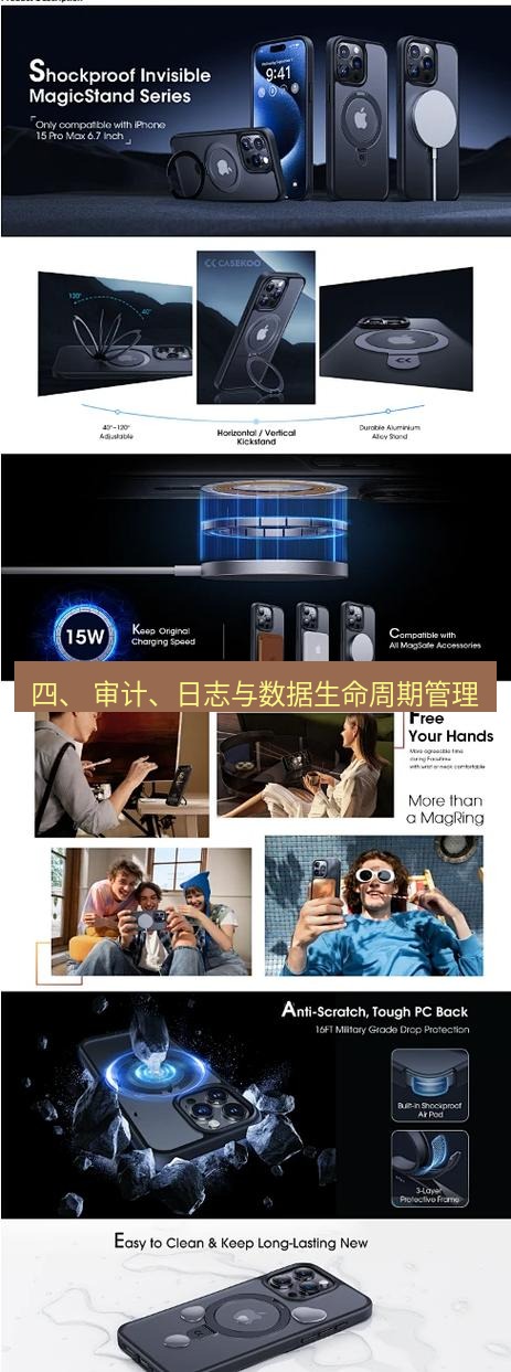 snipaste 四、 审计、日志与数据生命周期管理