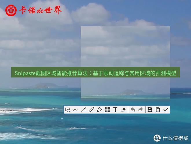 snipaste Snipaste截图区域智能推荐算法：基于眼动追踪与常用区域的预测模型