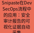 snipaste Snipaste在DevSecOps流程中的应用：安全审计报告的可视化证据自动采集