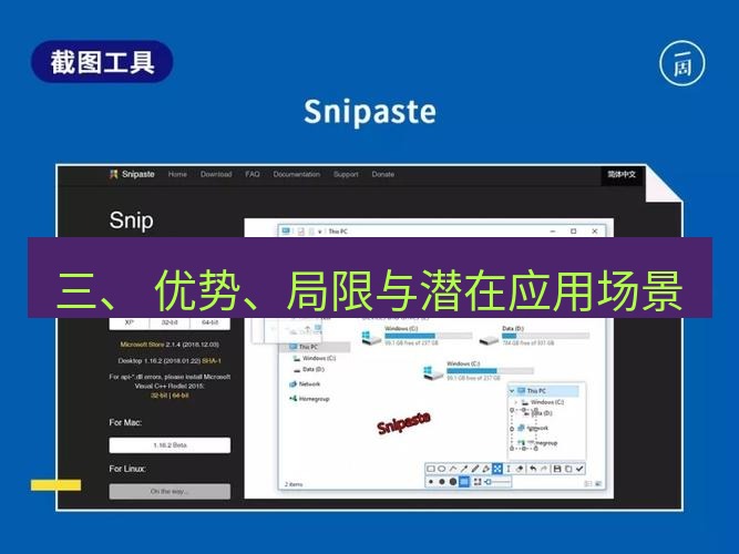 snipaste 三、 优势、局限与潜在应用场景