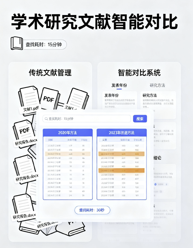 文献管理-智能对比分析