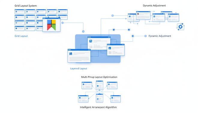 智能排列布局策略